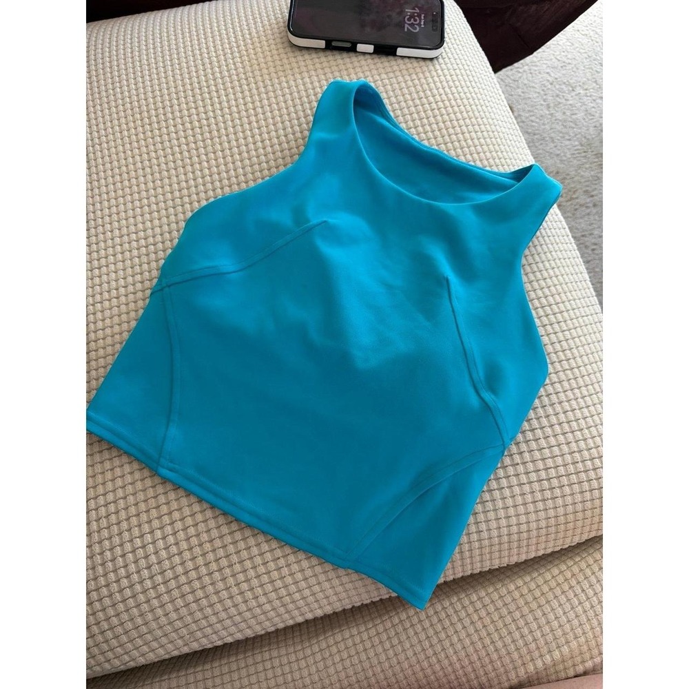 Lululemon Invigorate Training Tank Top Turquoise Tide size 2